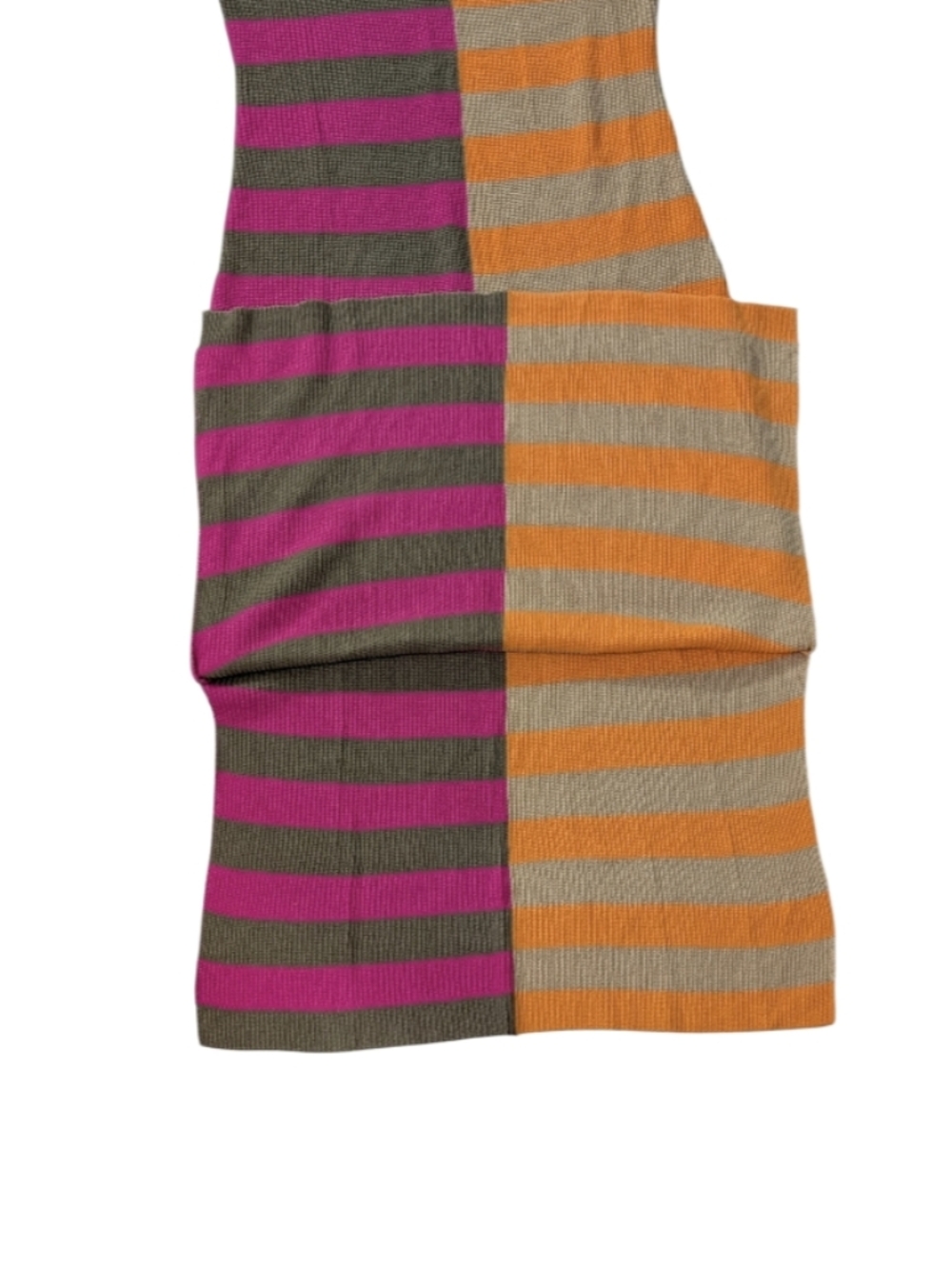 Wenrine Striped Maxi Sweater Dress in Pink & Orange - Picture 7 of 9